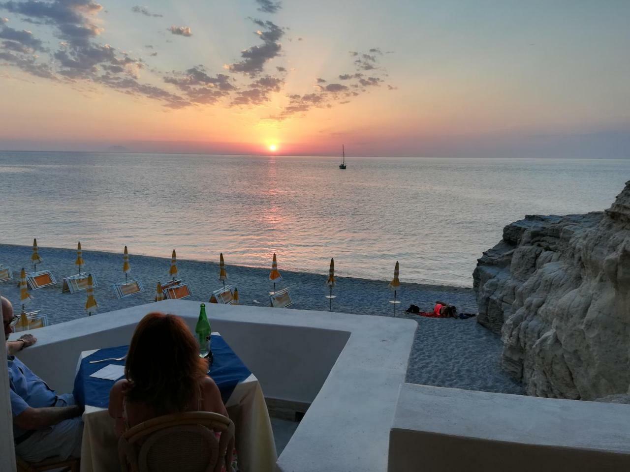 Le Roccette Mare Beach Hotel & Restaurant Tropea Dış mekan fotoğraf
